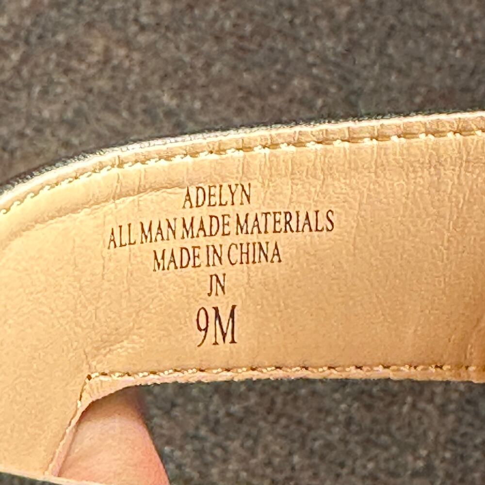 Adrienne Vittadini Women's ADELYN Block Heel Sandals Size 9 Like New! - Picture 8 of 9